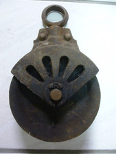 Vintage ancienne  poulie en