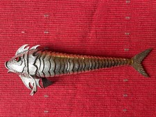 poisson articulé en argent