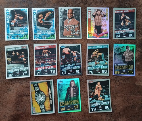 Cartes topps catch wwe foil - cartes,