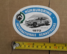 FORD CAPRI RS 1973 NURBURGRING Touring Car DRM Original STICKER