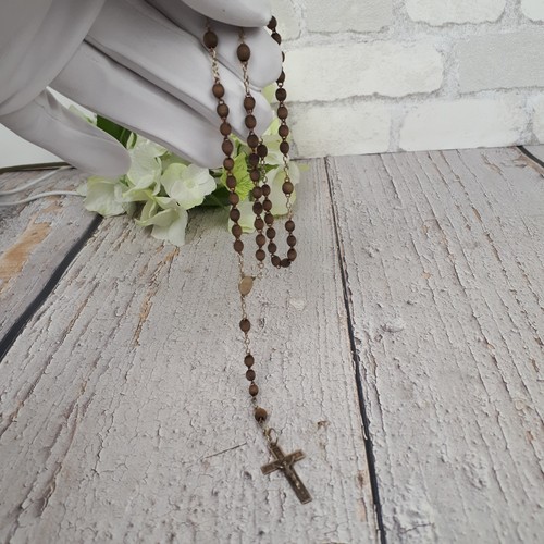 Ancien chapelet bois - ancien,