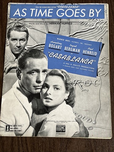 Vtg sheet music time - vtg, as