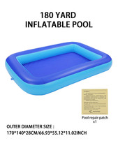 Inflatable pool, suitable for indoor and outdoor water games, swimming pool