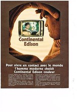 1970 CONTINENTAL EDISON TV ADVERTISEMENT