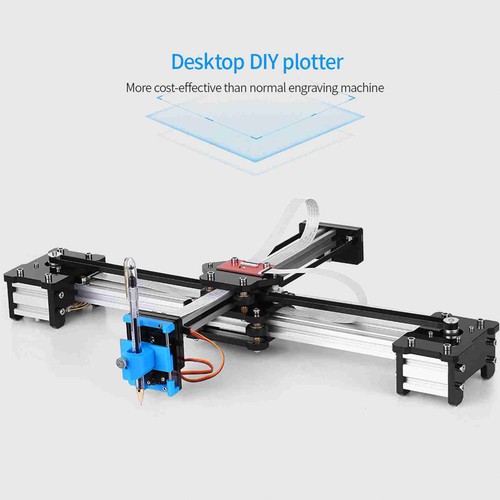 Desktop assembled plotter - assembled, xy