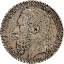 2 Francs Leopold II - Congo