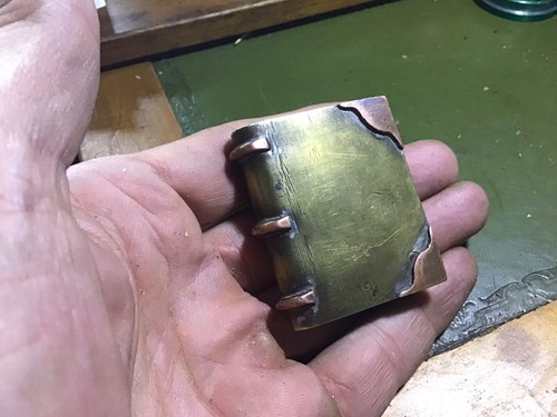 Trench art wwi briquet - trench,