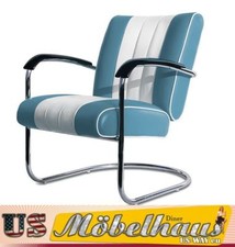 LC-01 Bleu/Blanc BelAir Meubles Chaise Balançoire Diner Salon Fauteuil Relax USA
