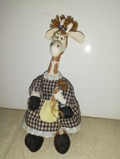 GIRAFFE PLUSH AND BABY SON-GALLERIA-BELGIAN INTERIOR DECORATION-NEW