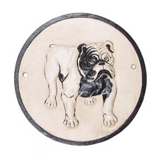 Plaque bouledogue Anglais en