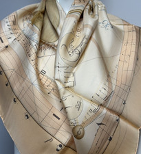 HERMES Scarf NEW+BOX 90 La Musique des Spheres Zoé Pauwels Carre Foulard