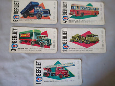 OLD 5 CARD COLLECTION TRUCK BERLIET GLM10 30M SCALE TRACTOR TLC8