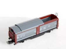 MARKLIN HO 4730 TILTING ROOF WAGON + SLIDING WALLS TRANSPORT VAN SNCB