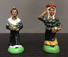 Lot de 2 Santons Adry