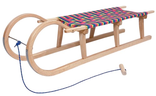 Luge bois double place - , 120cm