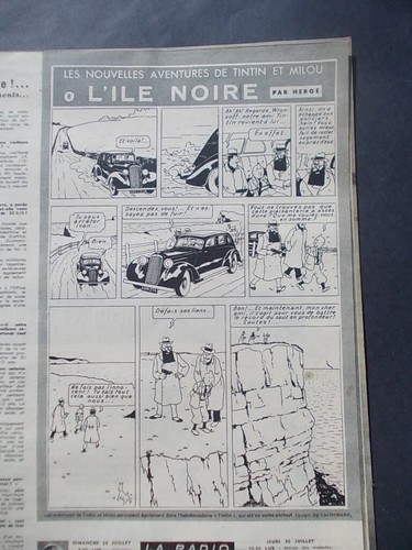 Tintin herge ile noire - tintin,