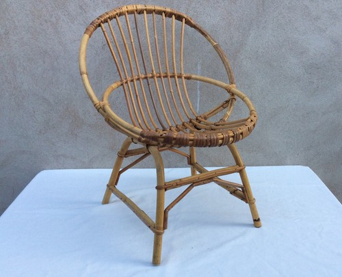 Fauteuil rotin osier enfant - et,