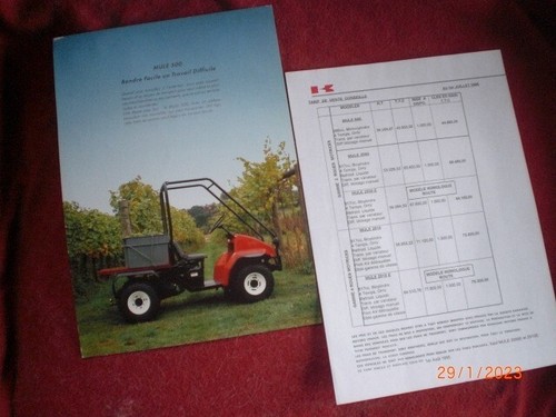 Prospectus publicitaire mule - ,