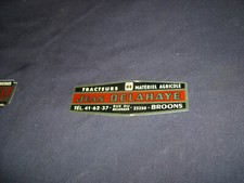 STICKER NEUF D EPOQUE TRACTEURS MACHINES AGRICOLES JEAN DELAHAYE - BROONS