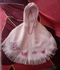 poncho rose 23 mois avec