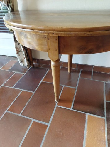 Table ancienne bois demi - ancienne, lune
