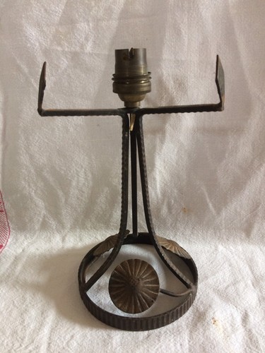 Pied lampe art deco - de, fer