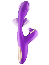 Vibromasseur rabbit 3-en-1 avec tapotements Joyfully - CC531056020120