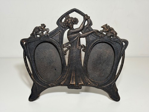 Cadre photo double art nouveau - cadre,