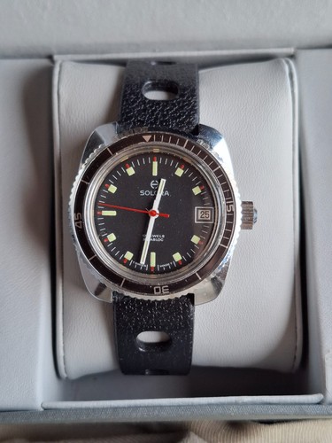 Montre vintage diver solora - montre, 17