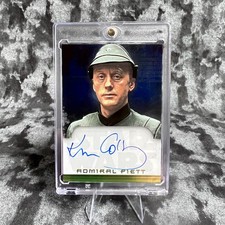 2001 Topps Star Wars Evolution Kenneth Colley as Admiral Piett Autograph Card
