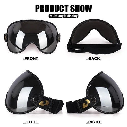 Lunettes moto rétro - moto,