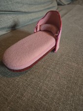 RARE Vintage Pink Chaise Lounge  Dollhouse Miniature Bedroom Furniture 