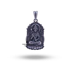 Buddha Bodhi Meditation God of Peace Monk Pendant 925 Sterling Silver Gift
