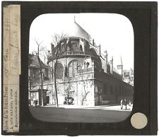 Église Saint-Leu, Paris, photo ancienne plaque de verre, positif 8,5x10 cm