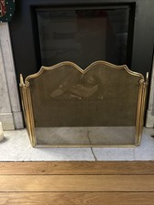 pare-feu cheminée ancien en