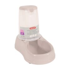 Non-slip kibble dispenser pink grey capacity 1.5 kg