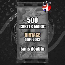 Lot de 500 cartes Magic: The Gathering – Vintage (1994 à 2003)