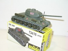 SOLIDO, Russian tank T34 Russian military 1023