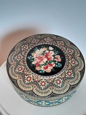 Ancienne boite en fer motifs fleuris made in holland #3