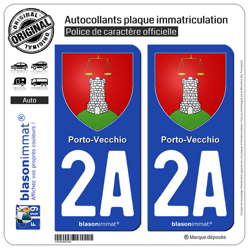 Stickers autocollant plaque - 2,