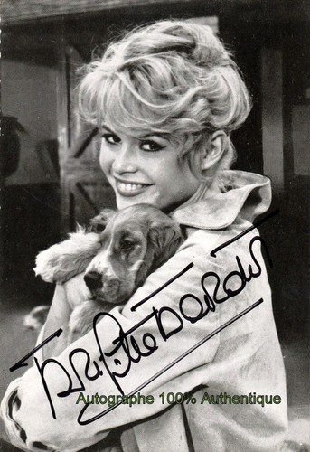 Brigitte bardot autographe - brigitte,