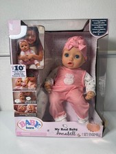 BABY Born My Real Baby Annabell Doll – Blue Eyes Interactive Baby Doll (Read)
