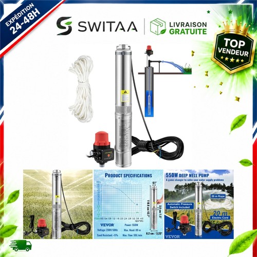 Pompe immergée puits profond