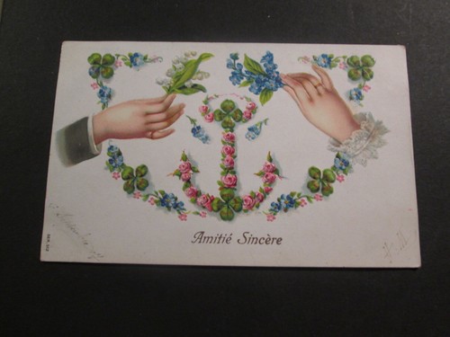 Carte postale ancienne deux - carte,