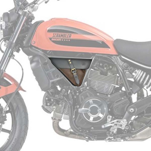 Sac moto chassis marron - moto, de