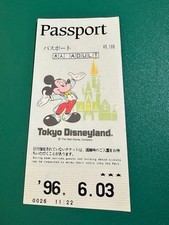 90s Tokyo Disneyland Passport
