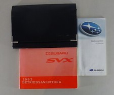 1993 Subaru SVX Board Folder + Owners Manual