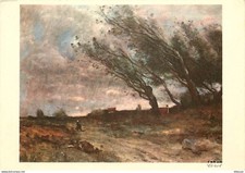 Art - Peinture - Jean-Baptiste Camille Corot - Le coup de vent - CPM - Voir Scan