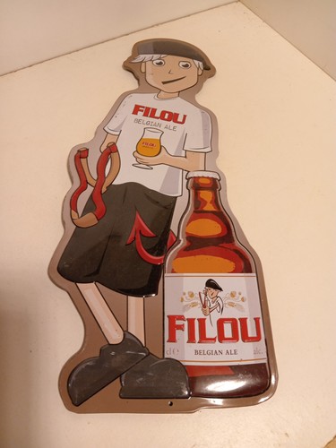 Plaque tole publicite - , filou