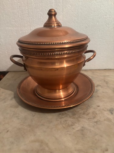 Ancienne soupière cuivre - soupière,